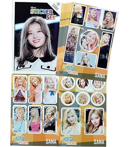 Amazon.co.jp: サナ グッズ ポスター 12枚 + シールセット 1枚 12